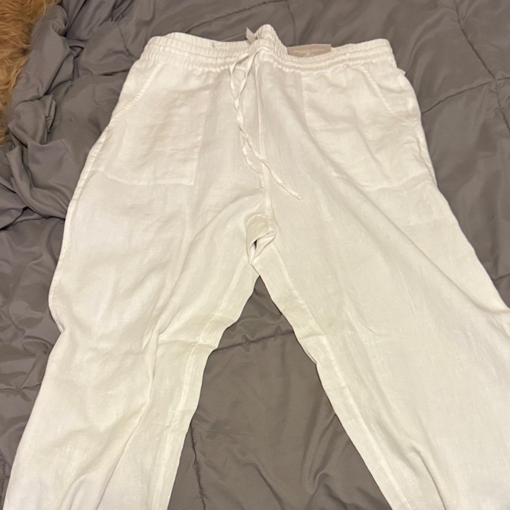 Chico's Cream Wide Leg Pants